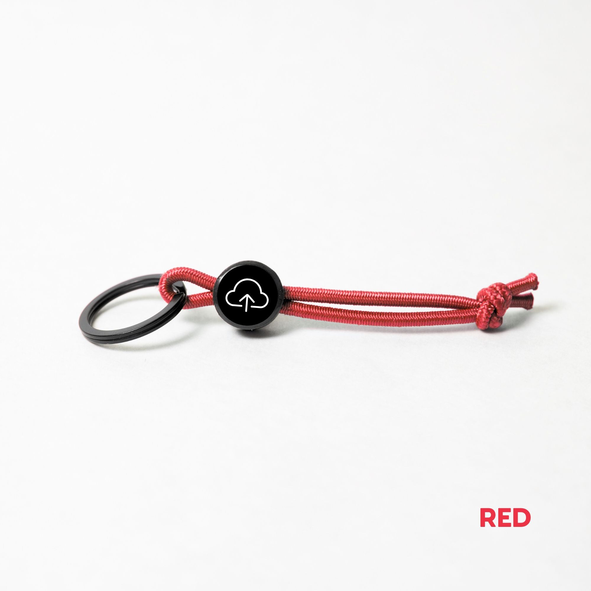 Tap Beacon Keychains on Stretch Cord