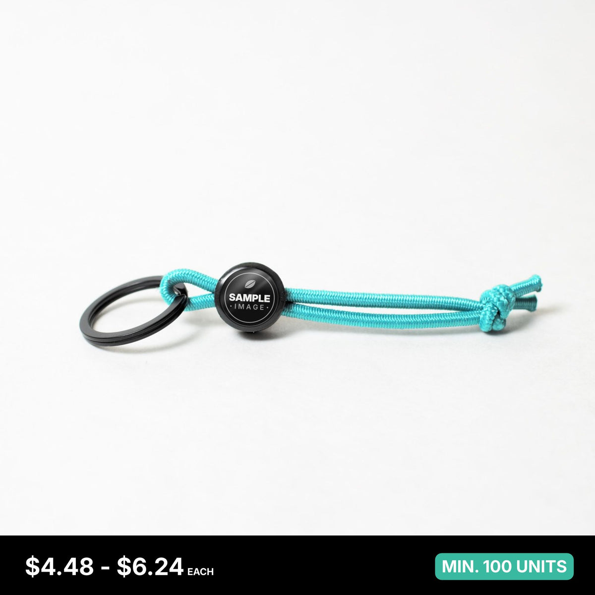 Tap-to-Phone Keychains on Active Bungee - Clay Circle