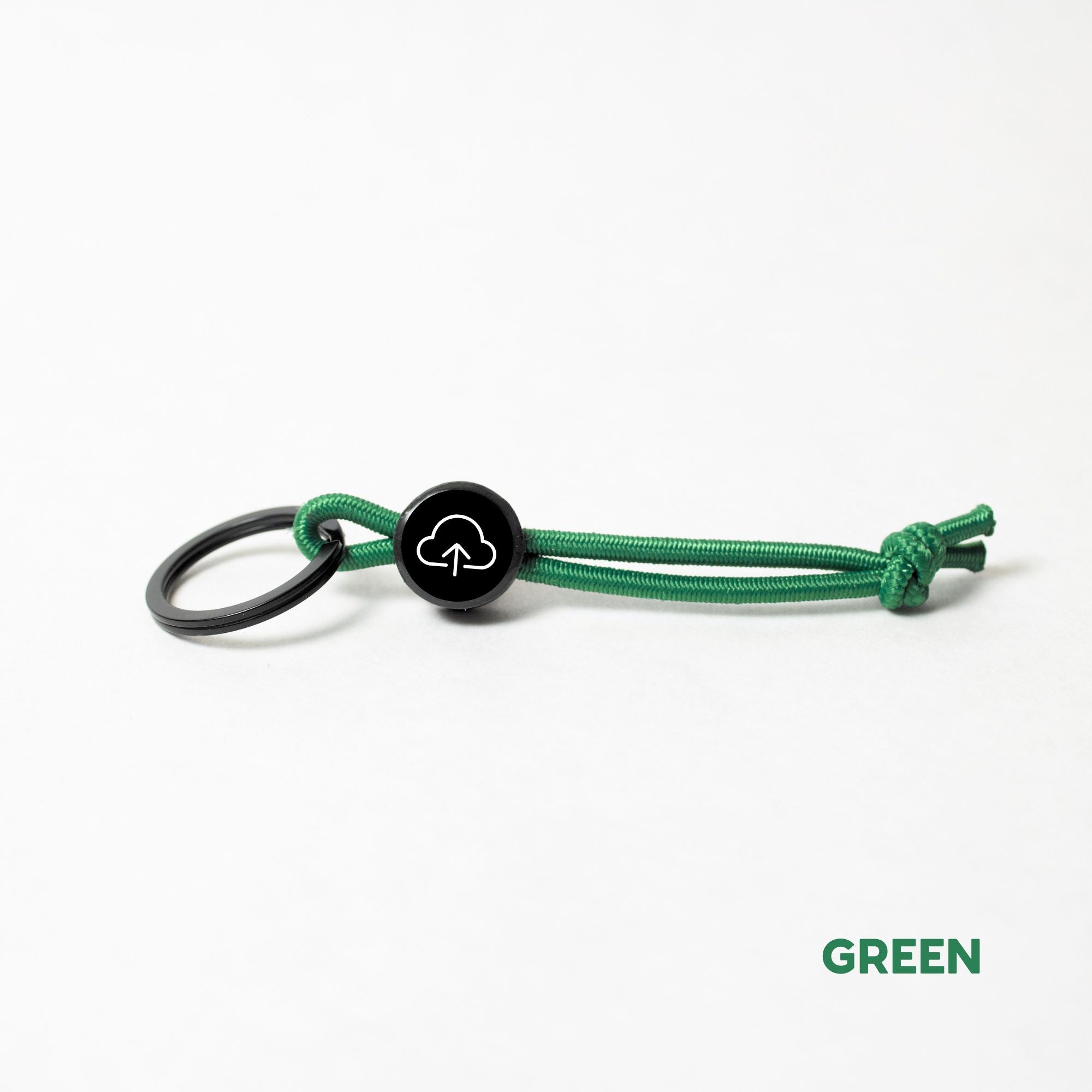 Tap Beacon Keychains on Stretch Cord