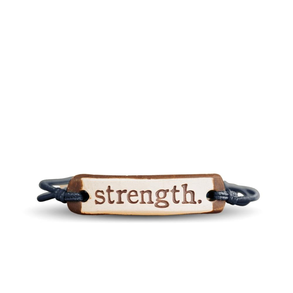 Strength. Original Bracelet MudLOVE Charcoal