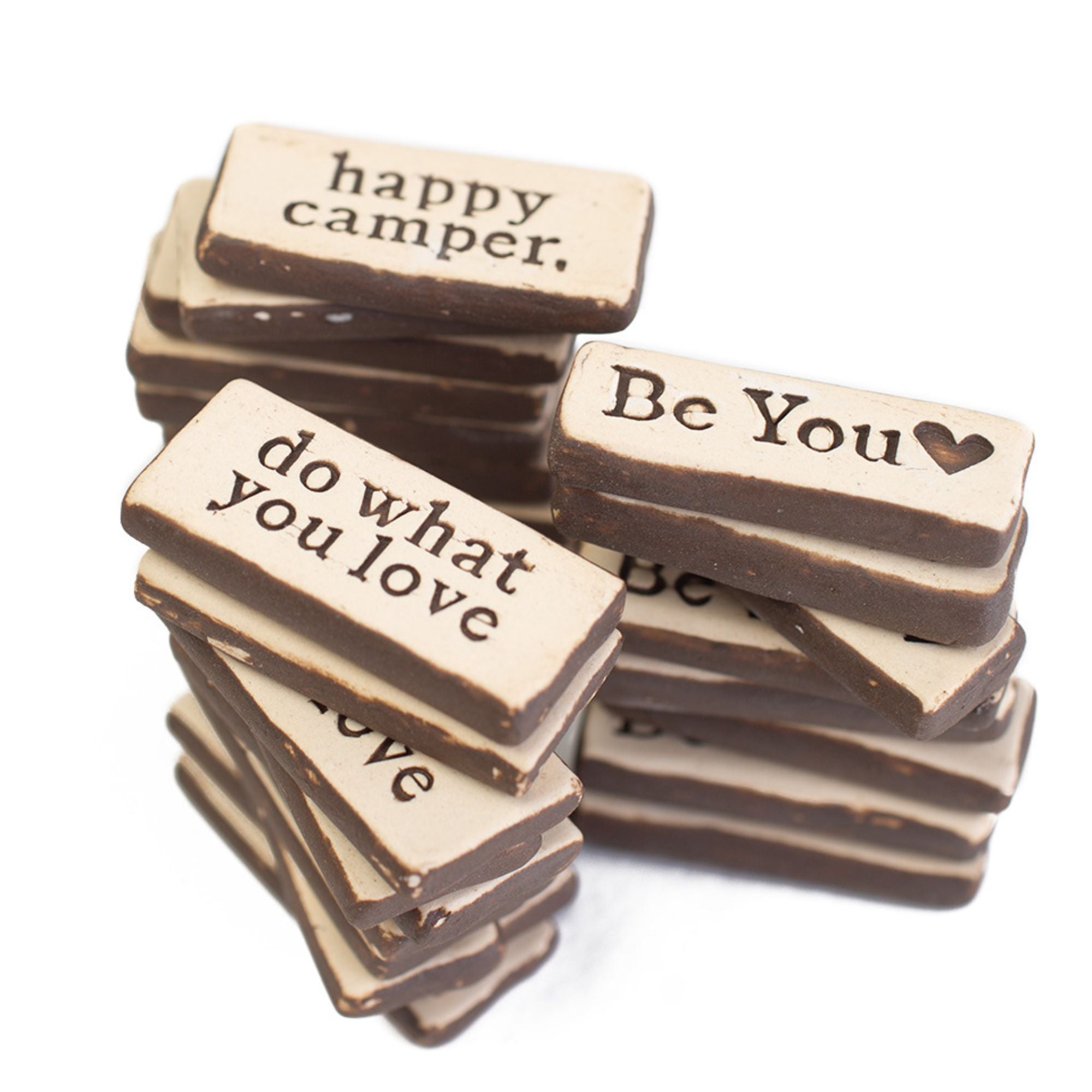 Natural Clay Pocket Rock Reminders