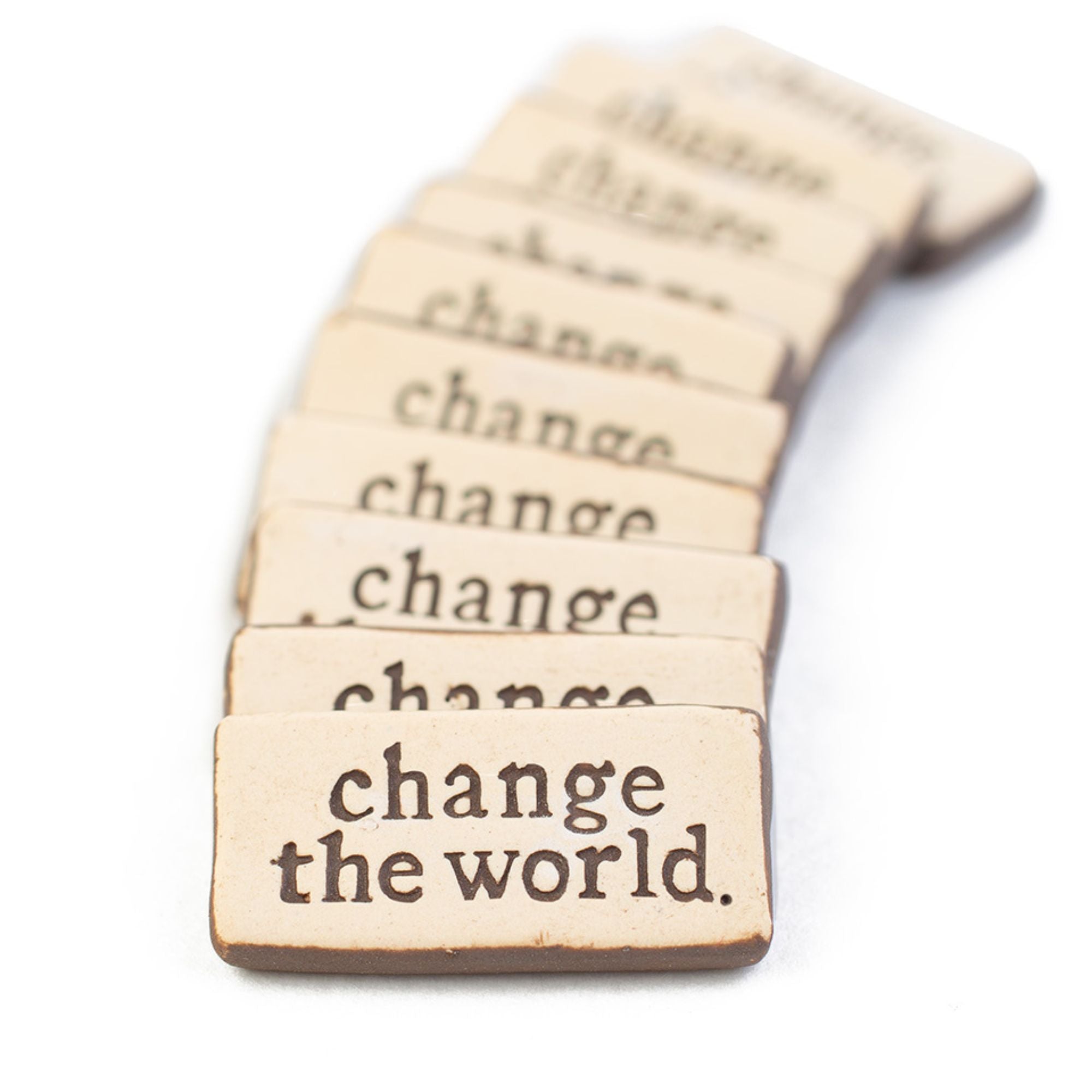 Natural Clay Pocket Rock Reminders