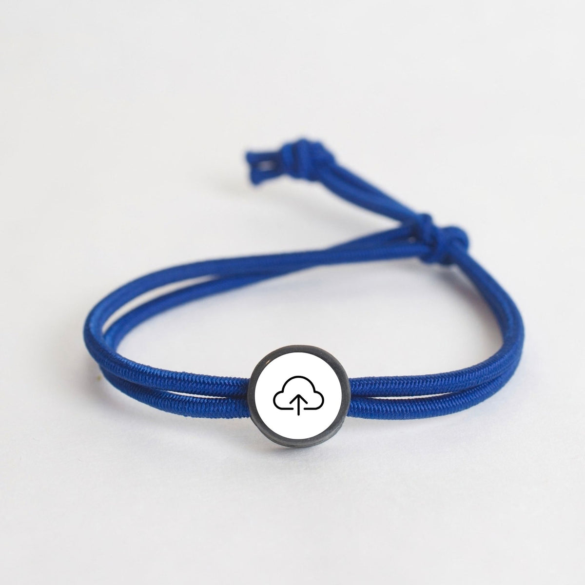 Tap-to-Phone Bracelets on Active Bungee - Clay Circle