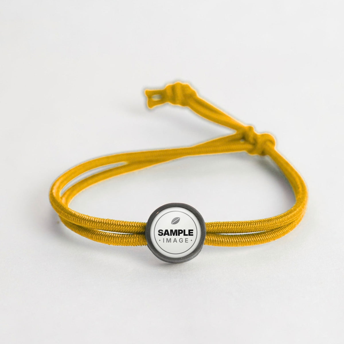 Tap-to-Phone Bracelets on Active Bungee - Charcoal Clay Circle