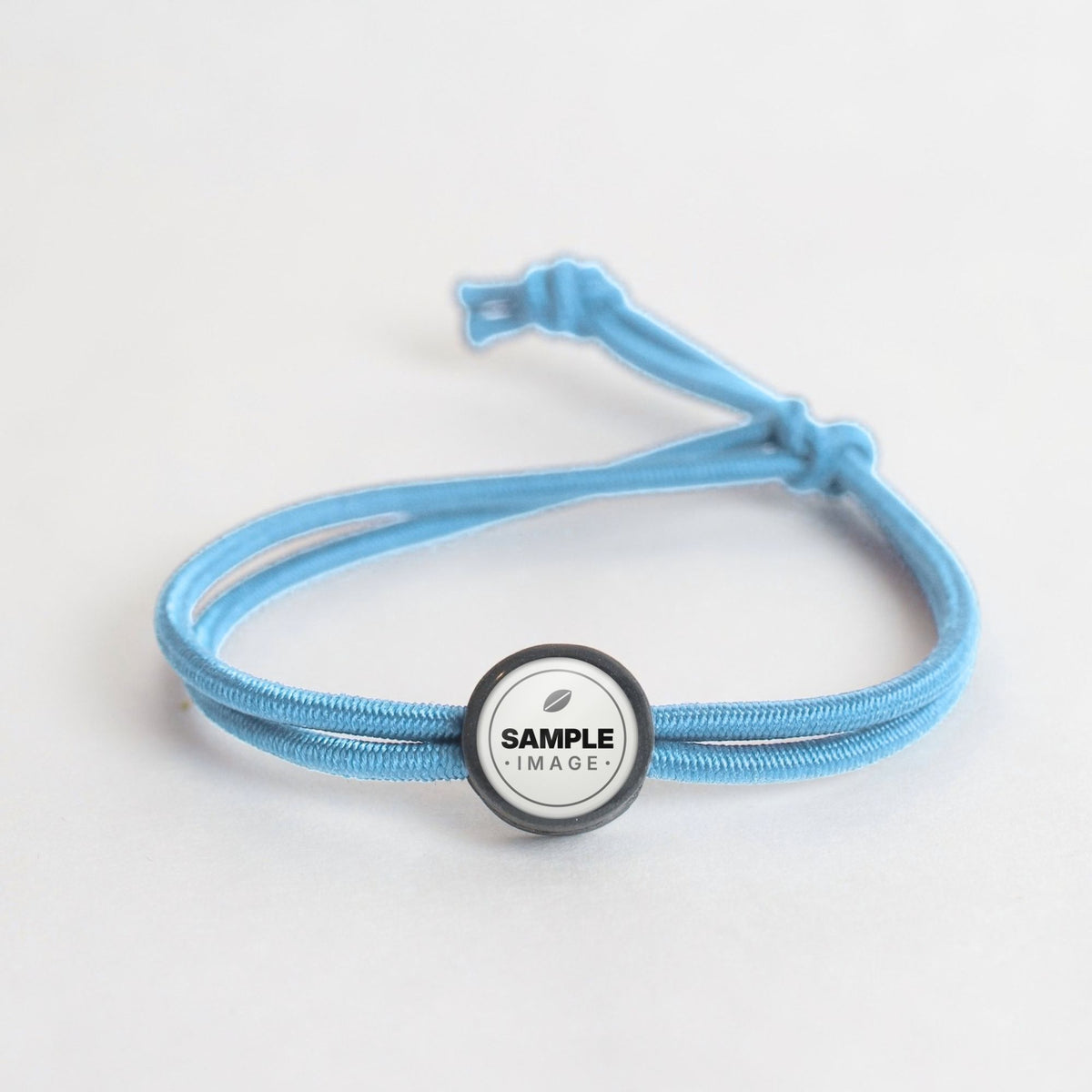 Tap-to-Phone Bracelets on Active Bungee - Charcoal Clay Circle