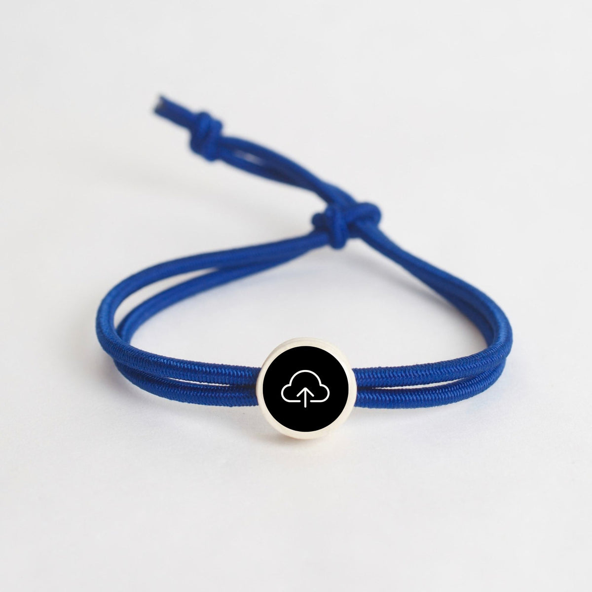 Tap-to-Phone Bracelets on Active Bungee - Clay Circle