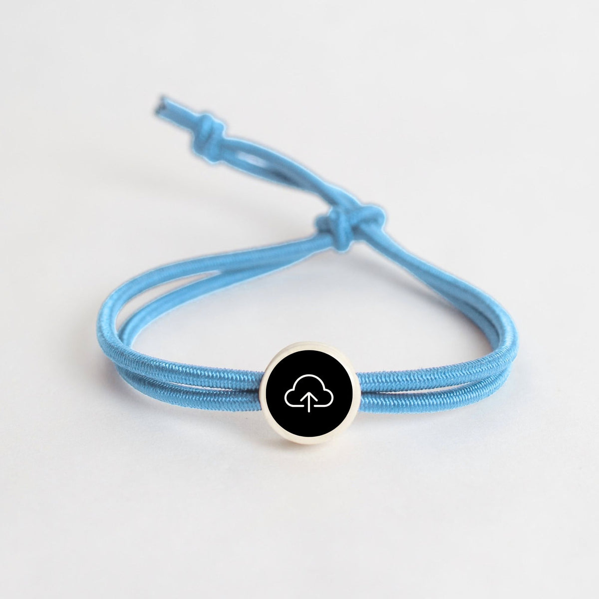 Tap-to-Phone Bracelets on Active Bungee - Clay Circle