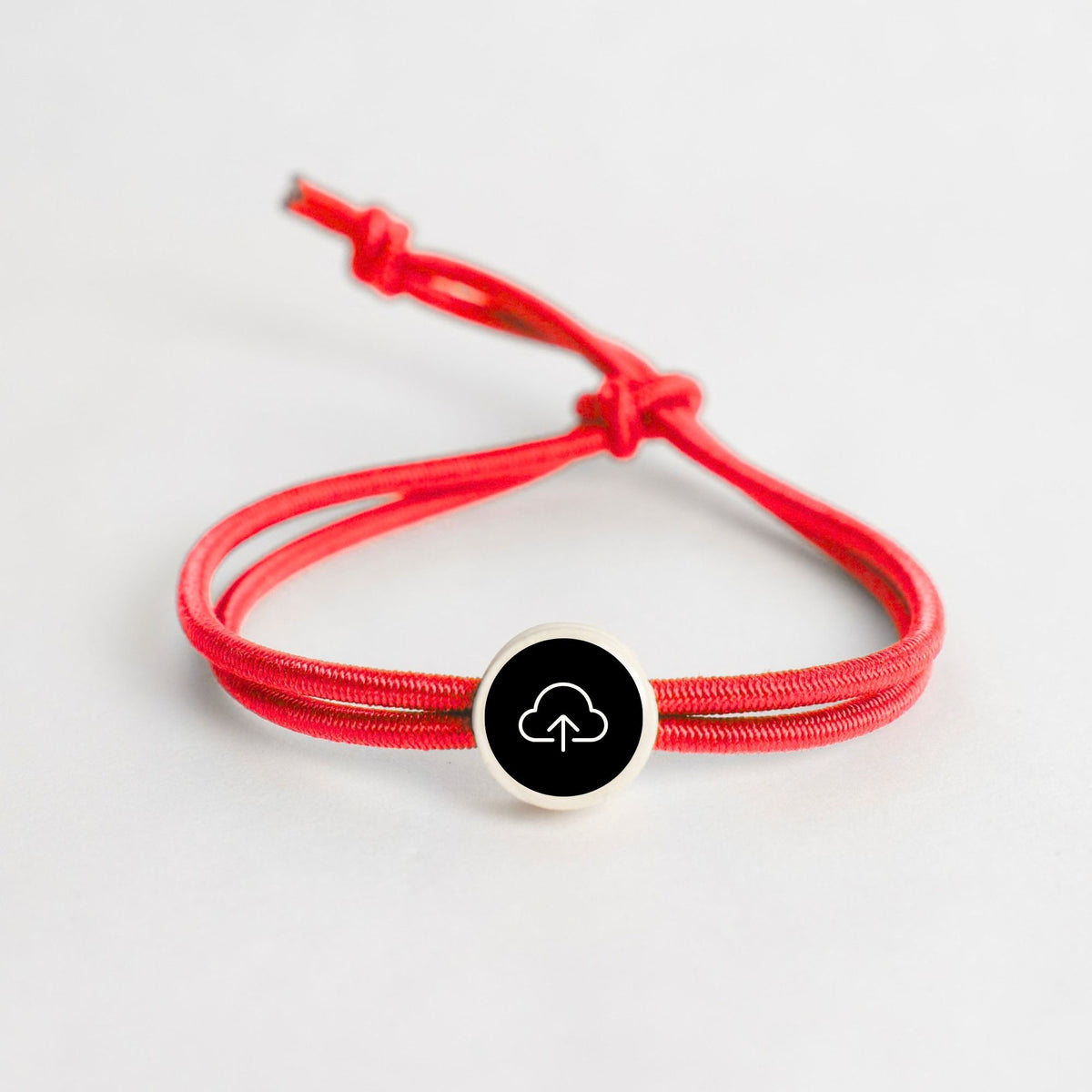 Tap-to-Phone Bracelets on Active Bungee - Clay Circle