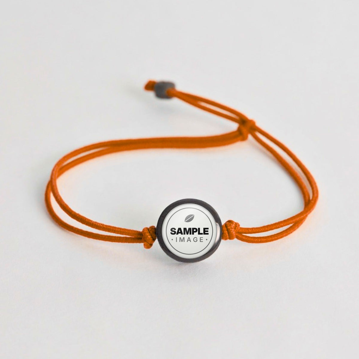 Tap-to-Phone Bracelets on Lite Bungee - Charcoal Clay Circle