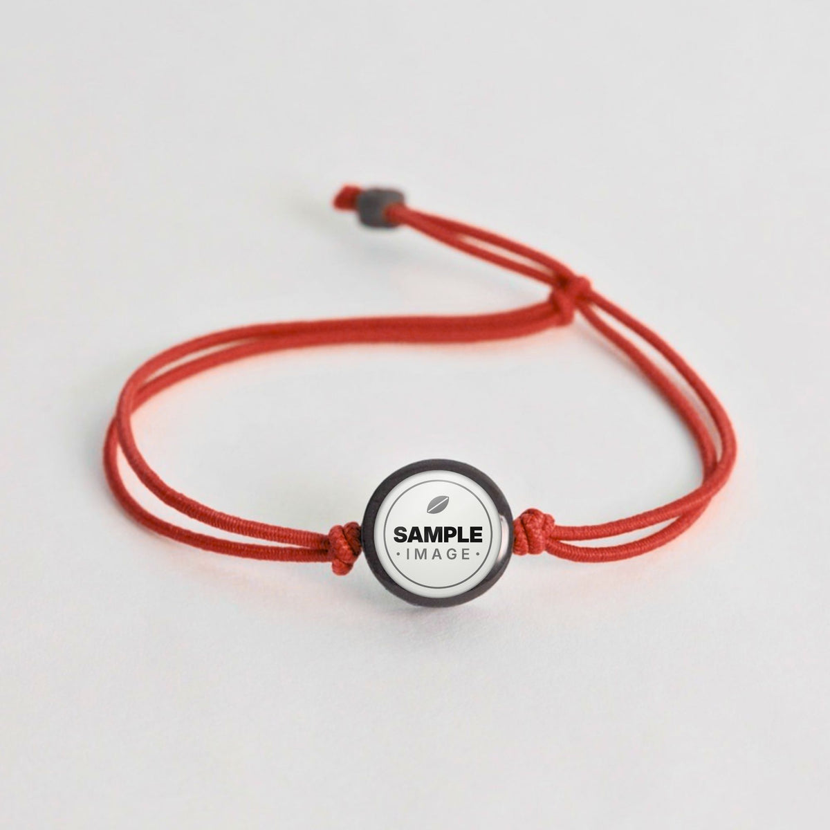 Tap-to-Phone Bracelets on Lite Bungee - Charcoal Clay Circle