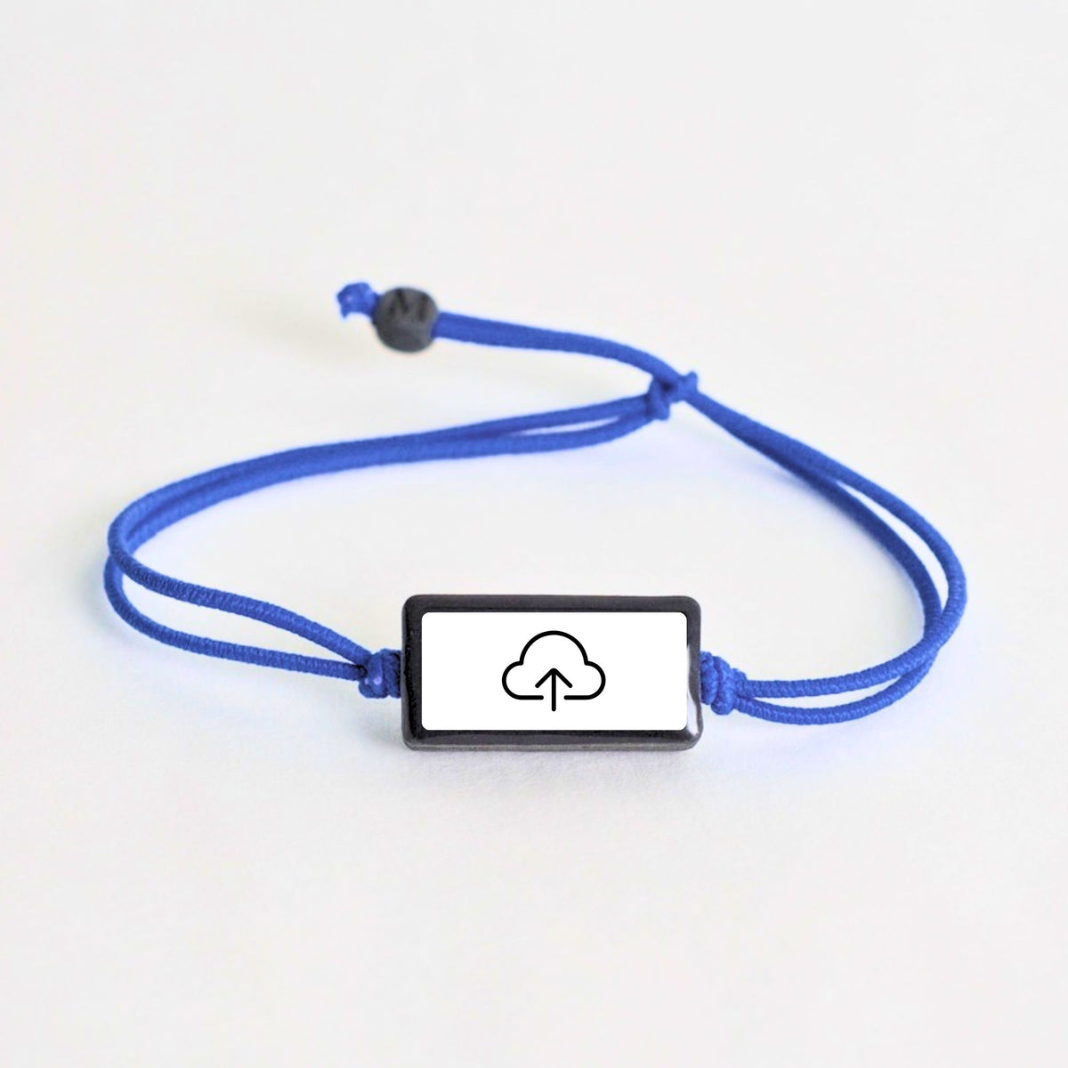 Tap-to-Phone Bracelets on Lite Bungee - Clay Rectangle