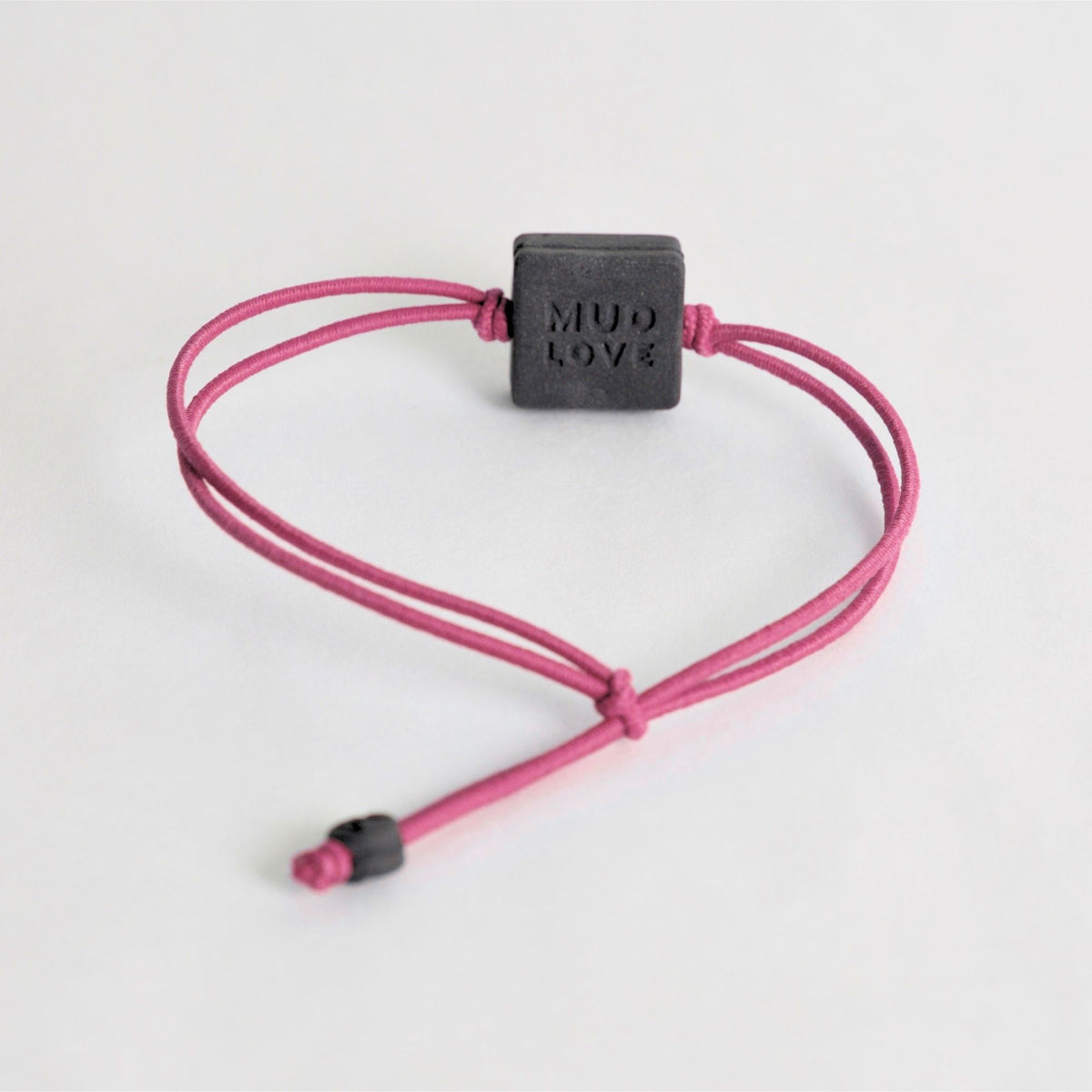 Tap-to-Phone Bracelets on Lite Bungee - Clay Square