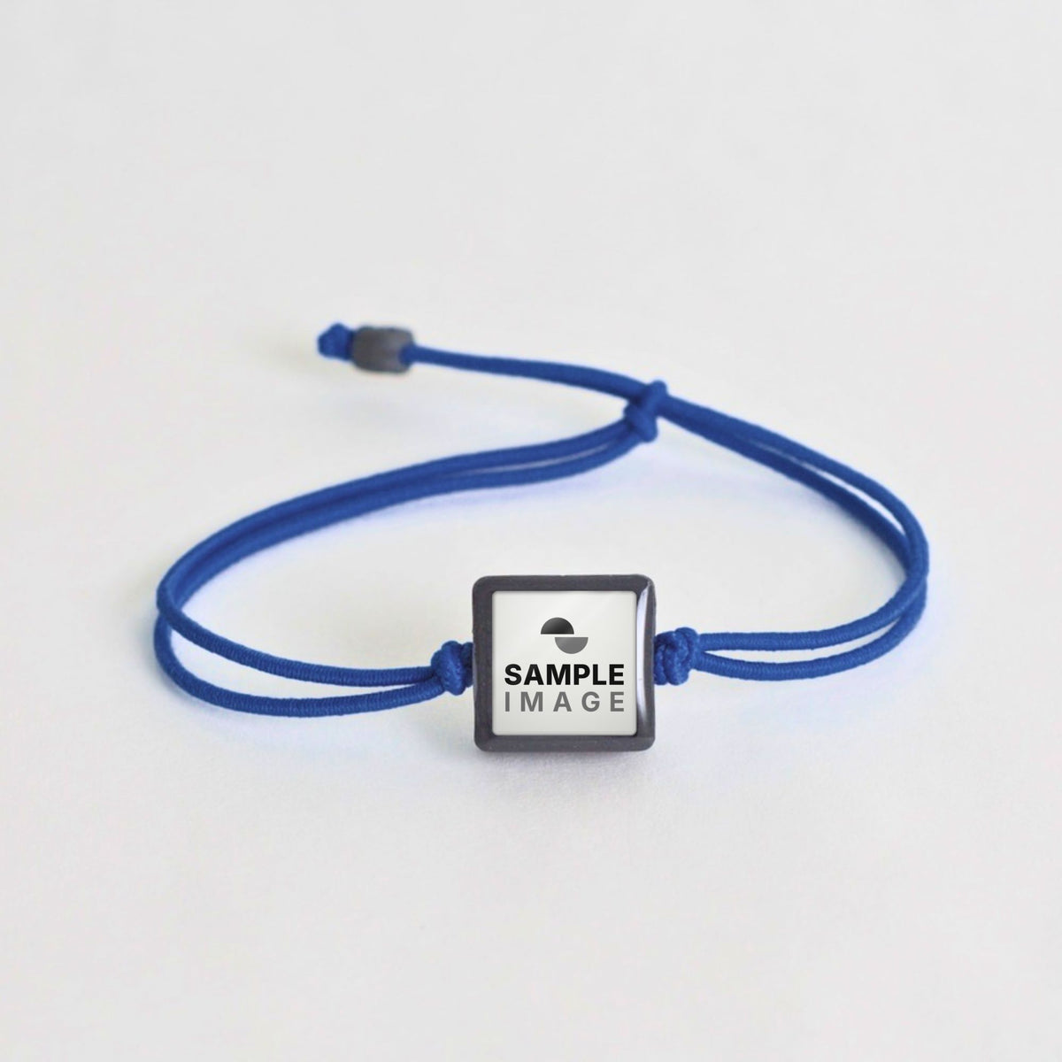 Tap-to-Phone Bracelets on Lite Bungee - Charcoal Clay Square