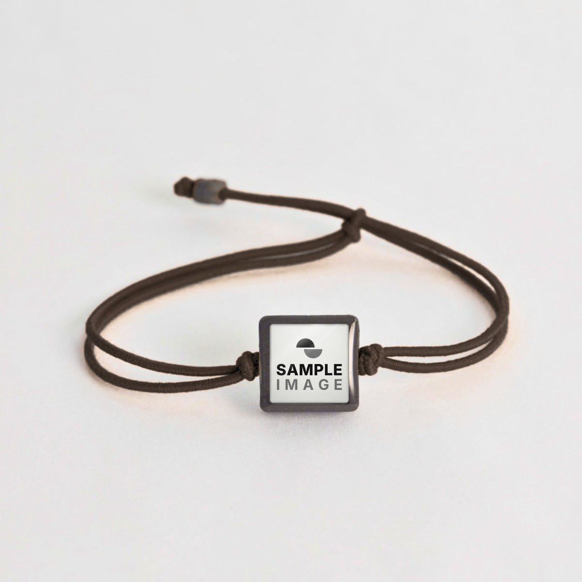 Tap-to-Phone Bracelets on Lite Bungee - Charcoal Clay Square