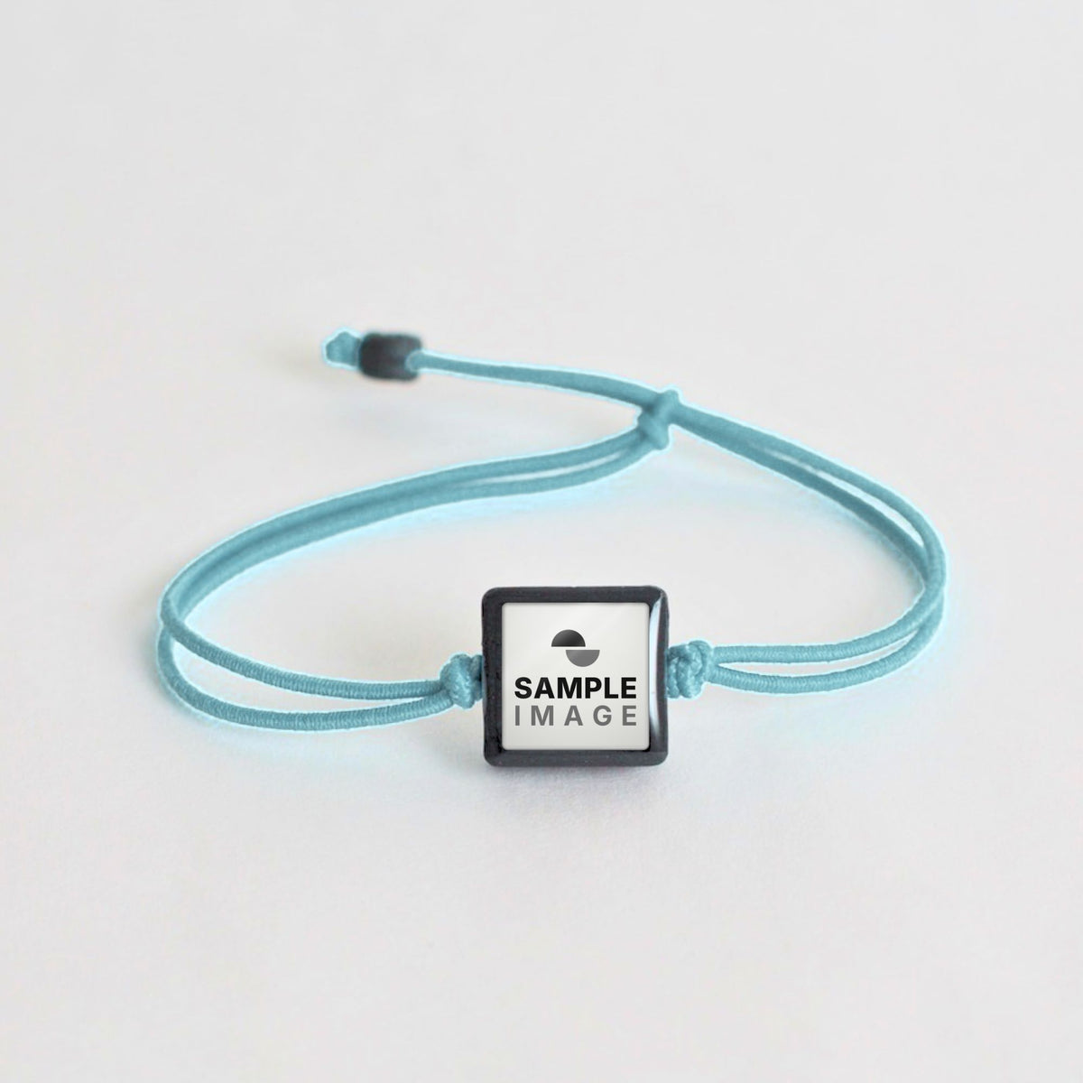 Tap-to-Phone Bracelets on Lite Bungee - Charcoal Clay Square