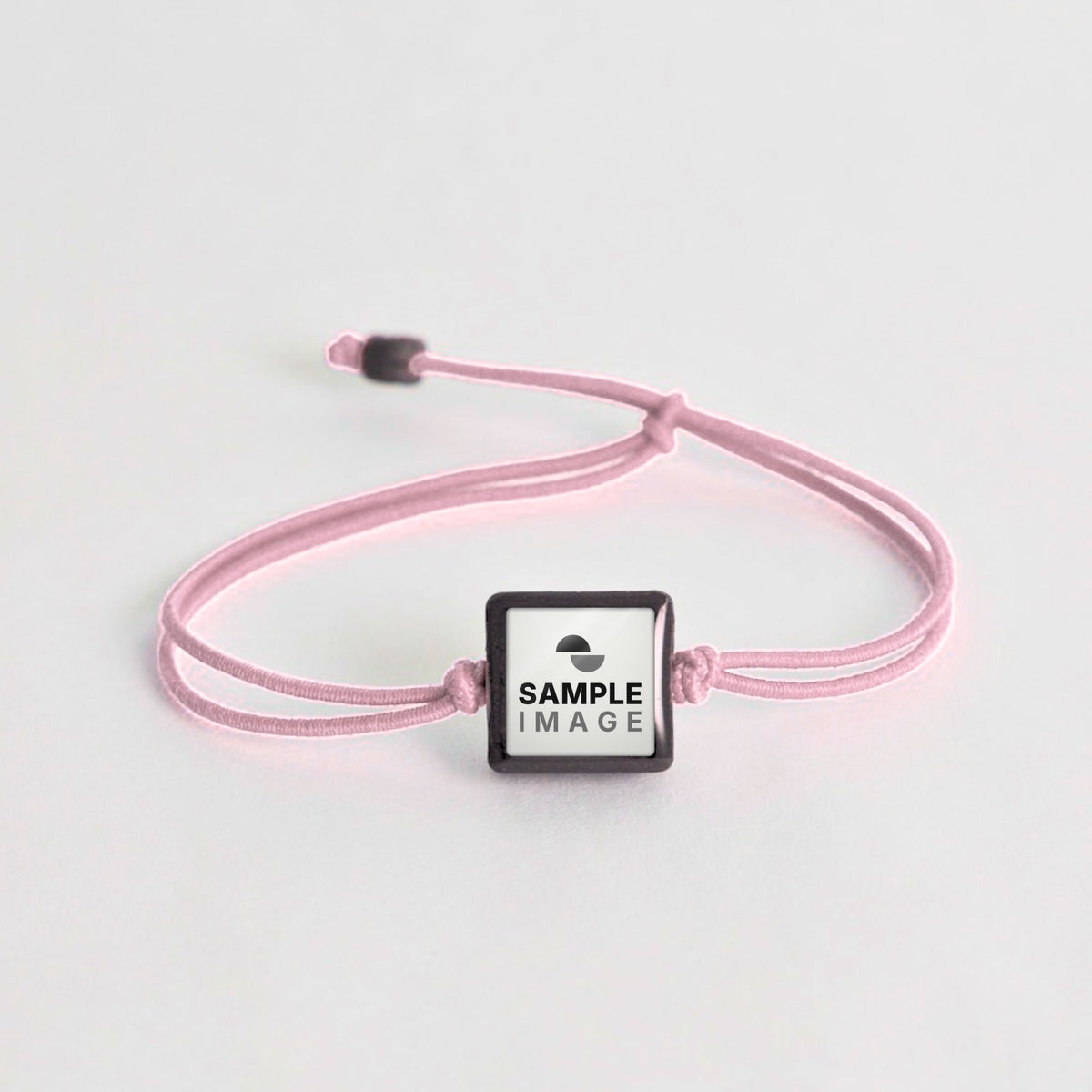 Tap-to-Phone Bracelets on Lite Bungee - Charcoal Clay Square