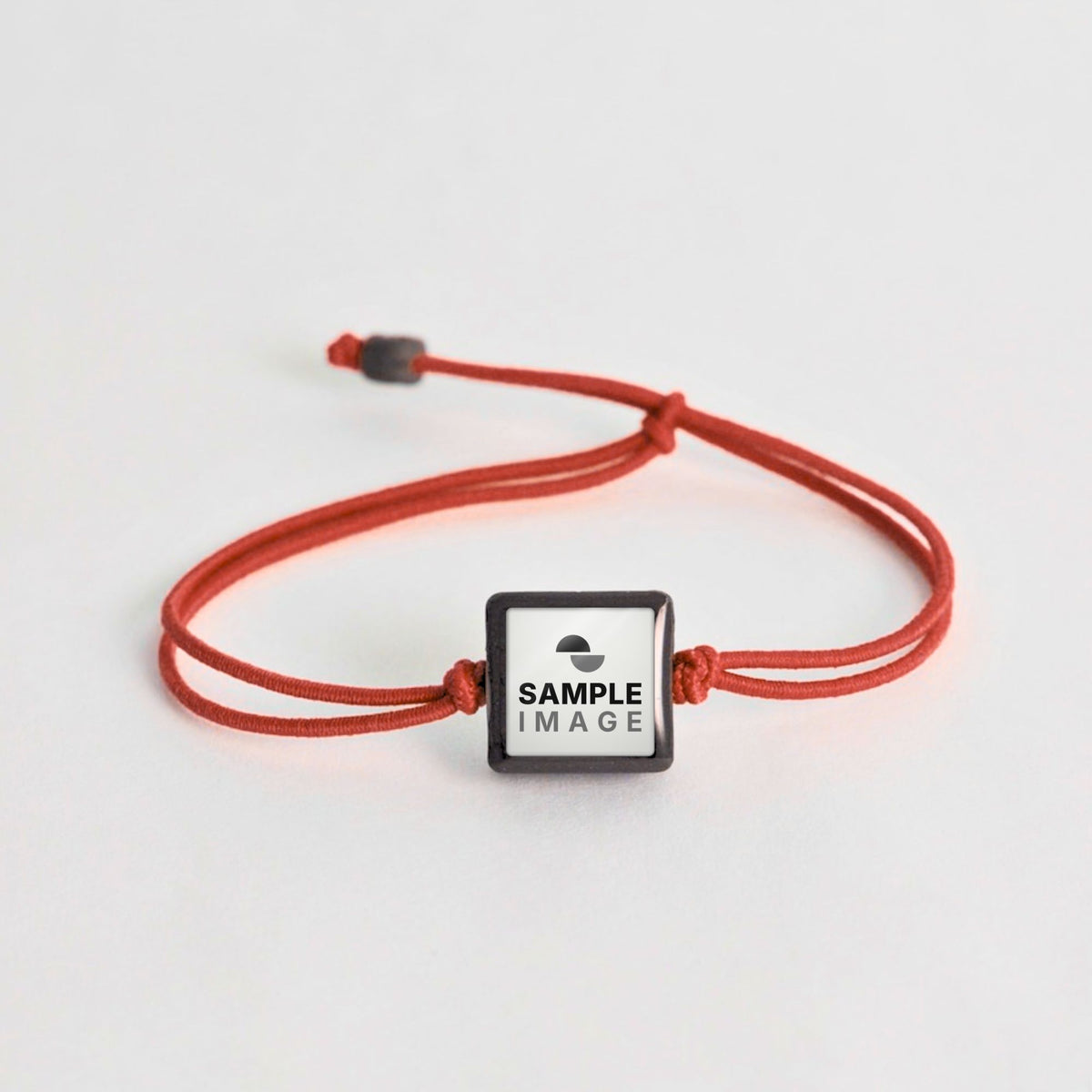 Tap-to-Phone Bracelets on Lite Bungee - Charcoal Clay Square