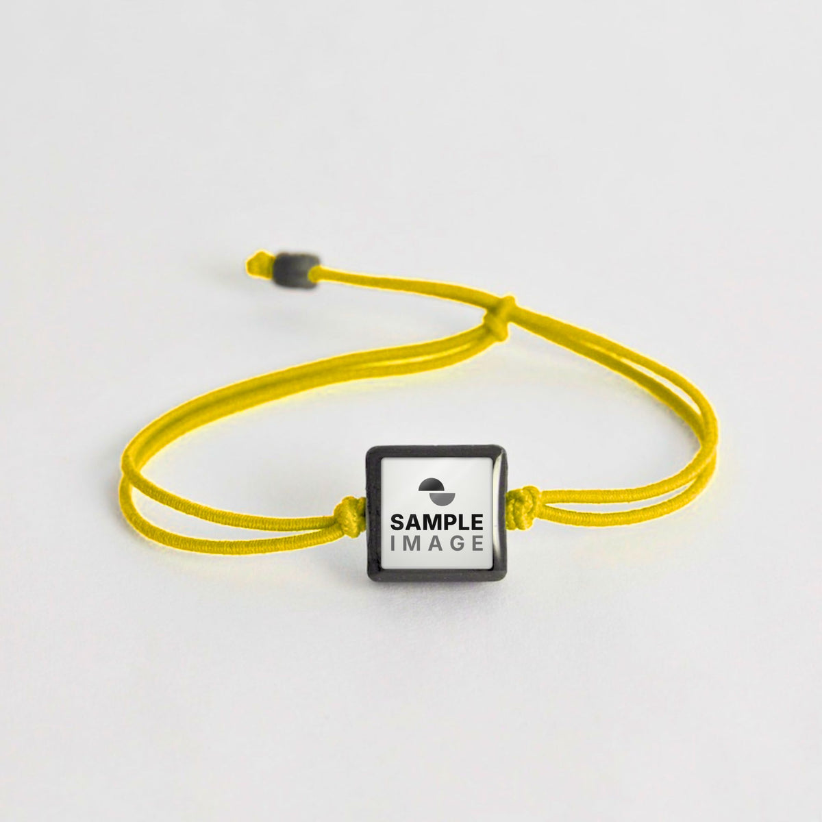 Tap-to-Phone Bracelets on Lite Bungee - Charcoal Clay Square