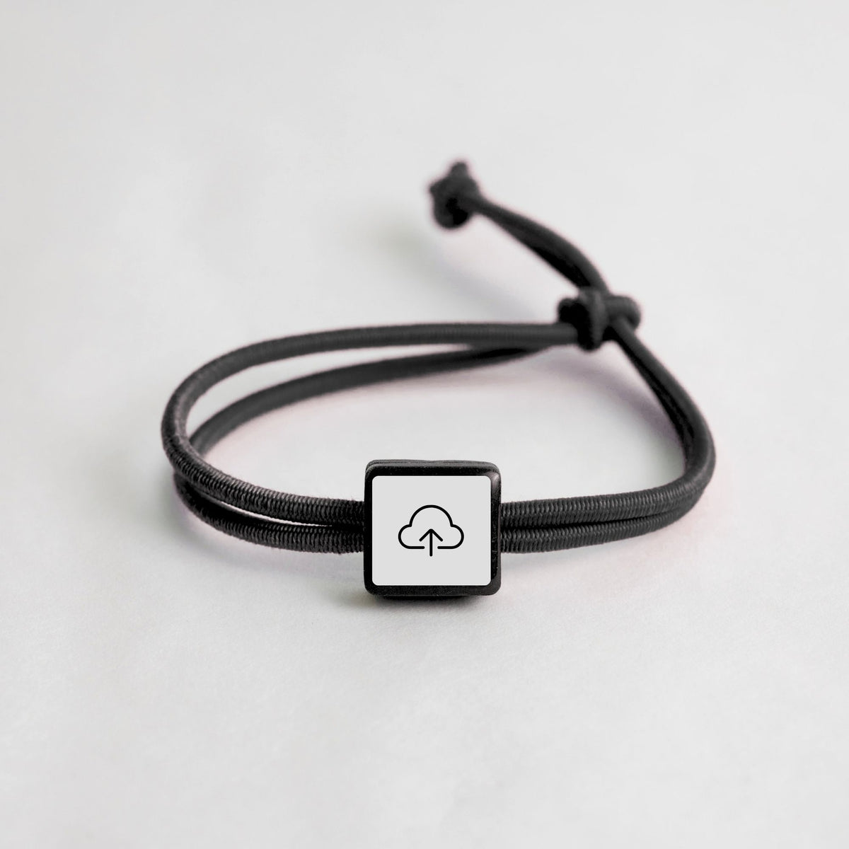 Tap-to-Phone Bracelets on Active Bungee - Clay Square