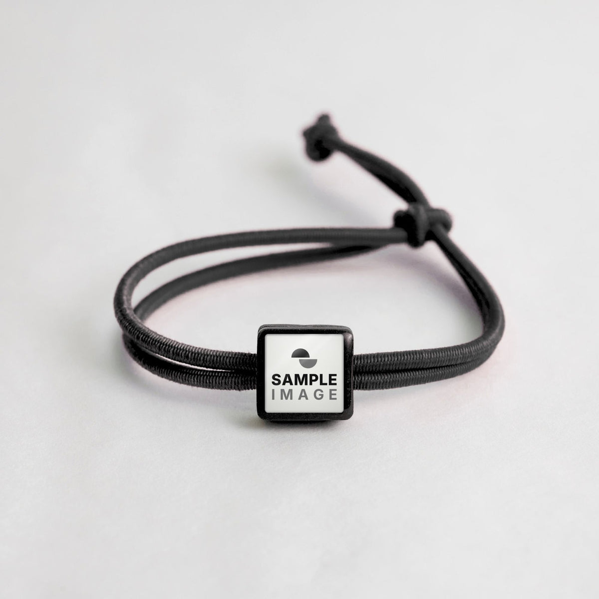 Tap-to-Phone Bracelets on Active Bungee - Charcoal Clay Square