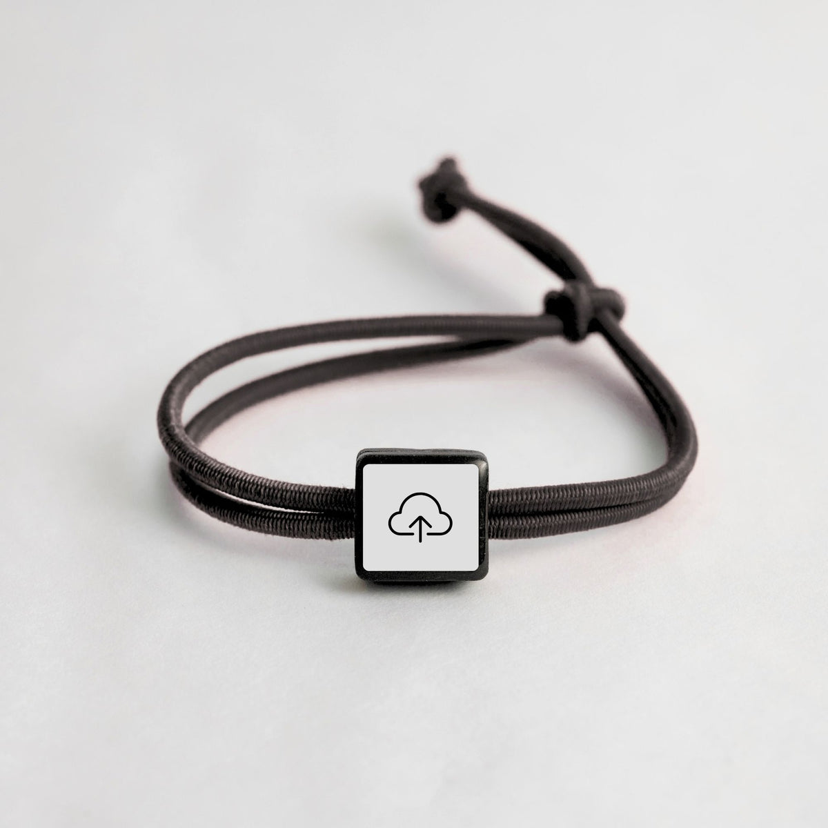 Tap-to-Phone Bracelets on Active Bungee - Clay Square