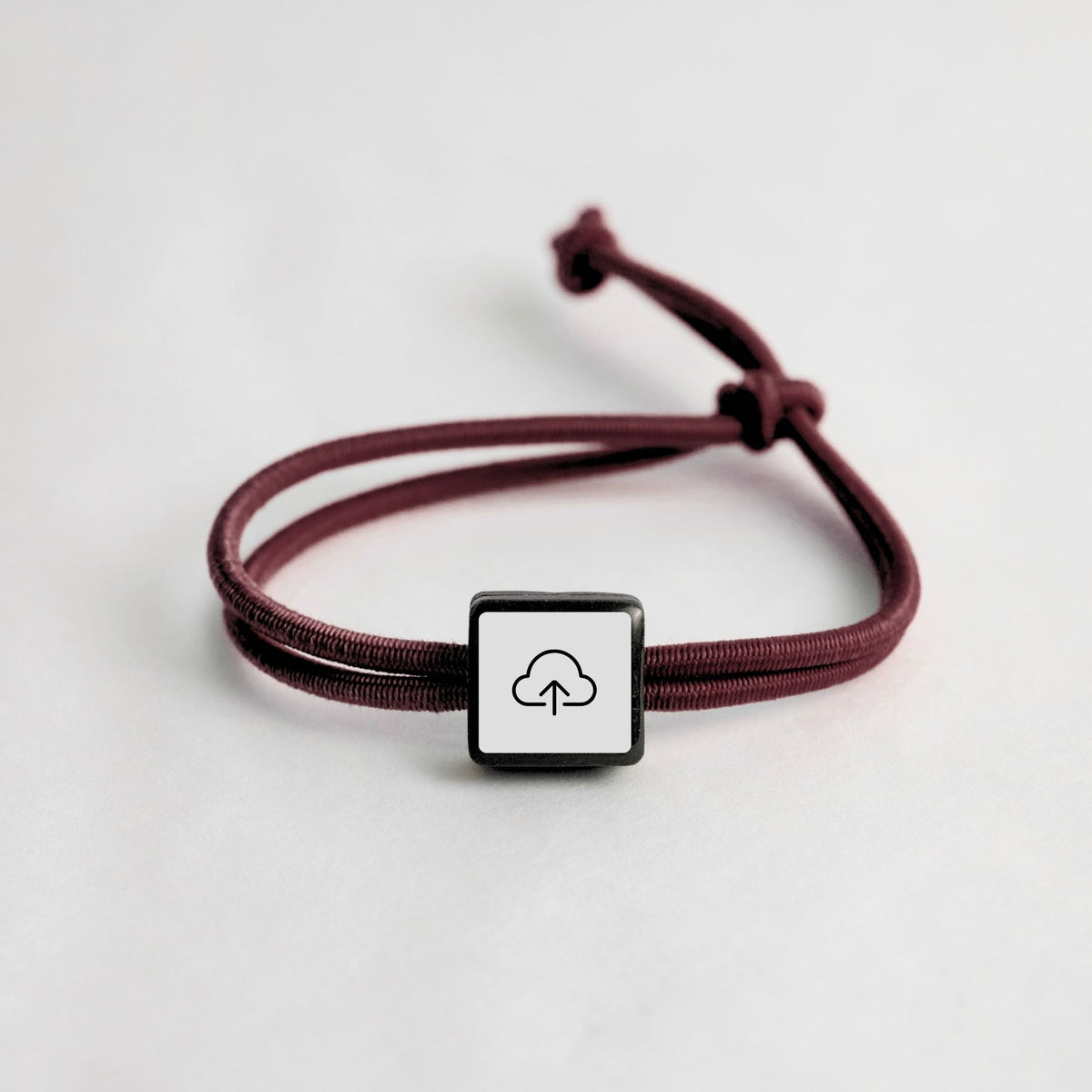 Tap-to-Phone Bracelets on Active Bungee - Clay Square