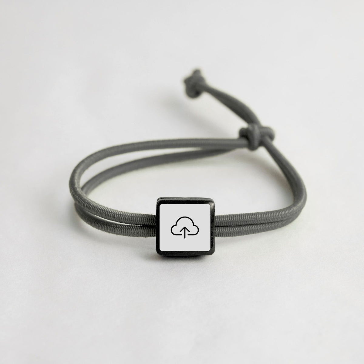 Tap-to-Phone Bracelets on Active Bungee - Clay Square