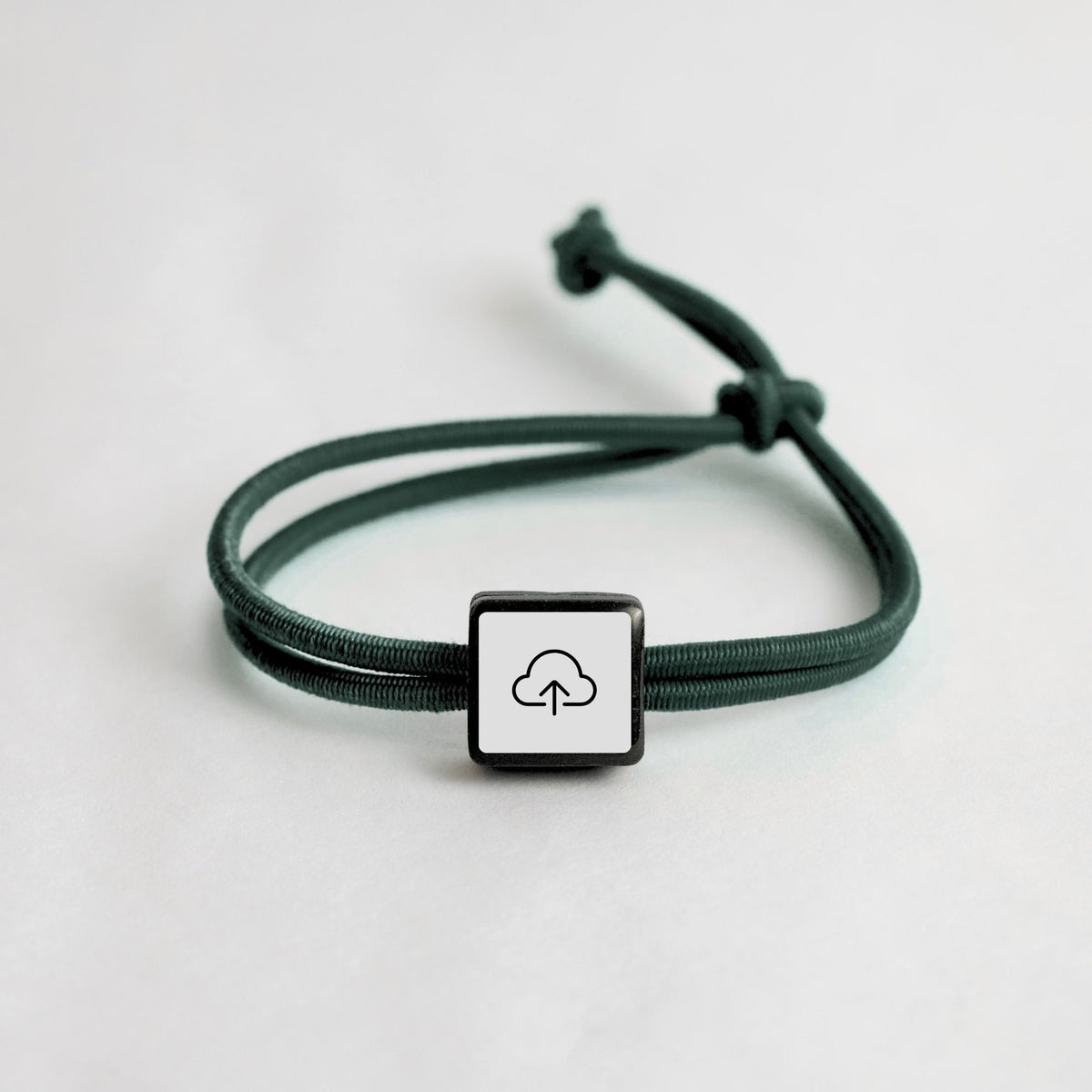 Tap-to-Phone Bracelets on Active Bungee - Clay Square