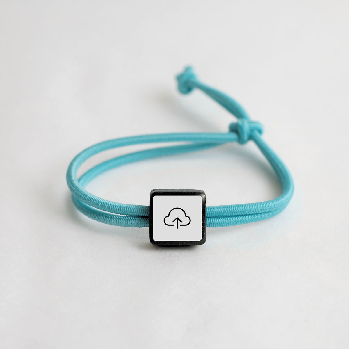 Tap-to-Phone Bracelets on Active Bungee - Clay Square