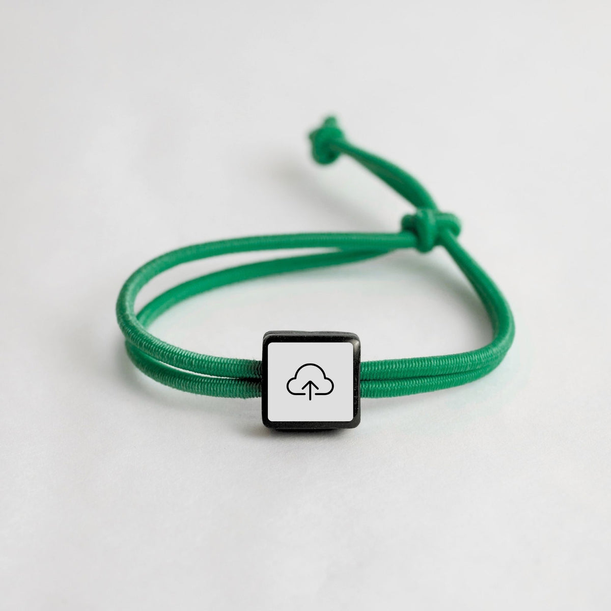 Tap-to-Phone Bracelets on Active Bungee - Clay Square