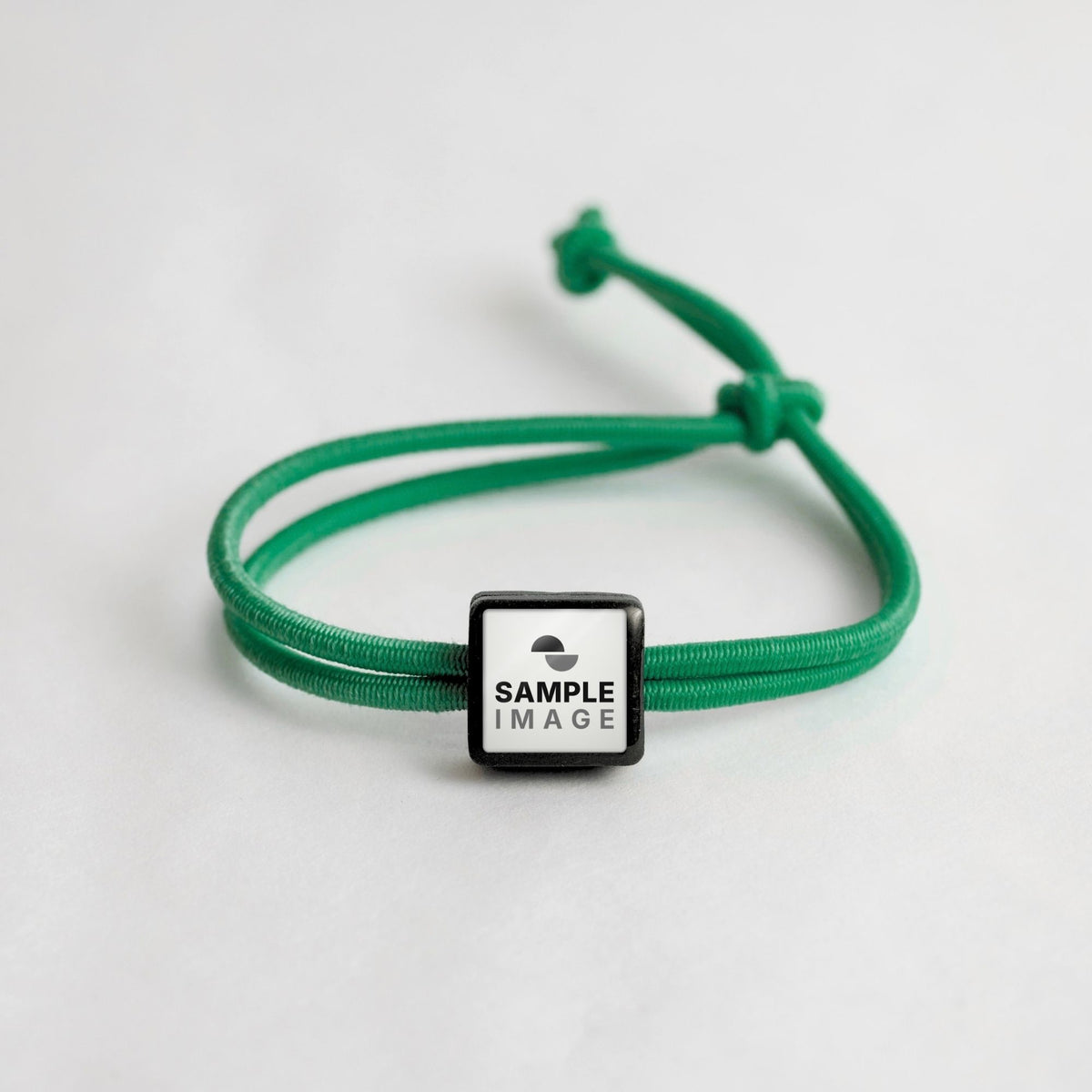 Tap-to-Phone Bracelets on Active Bungee - Charcoal Clay Square
