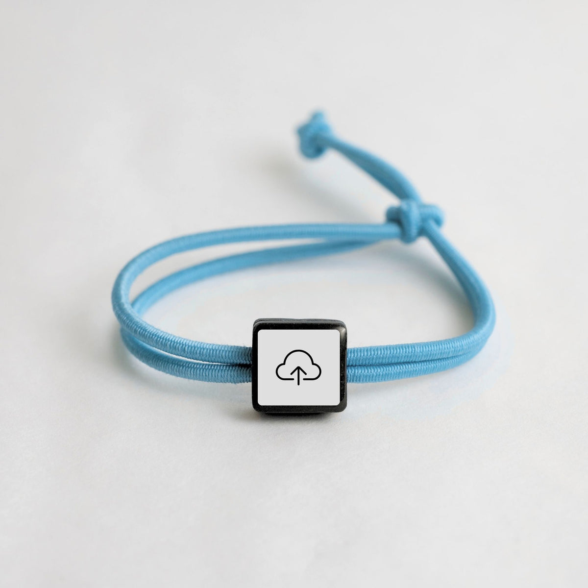 Tap-to-Phone Bracelets on Active Bungee - Clay Square