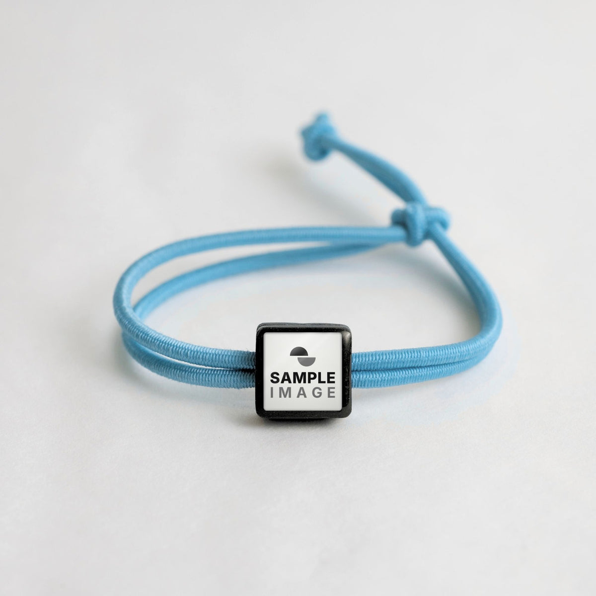Tap-to-Phone Bracelets on Active Bungee - Charcoal Clay Square
