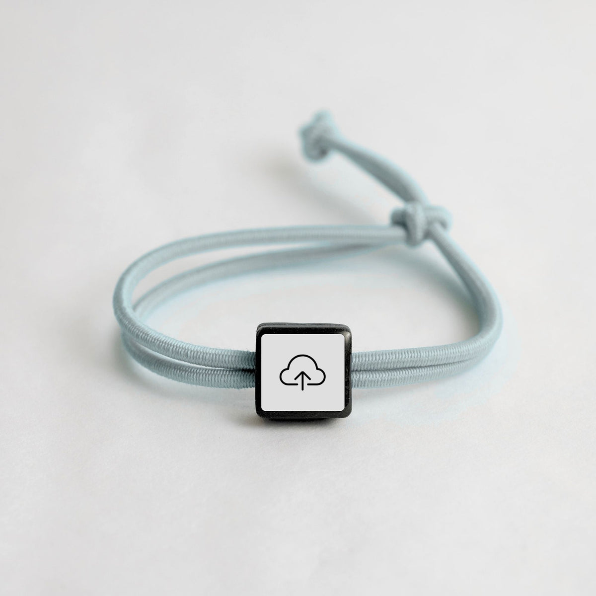 Tap-to-Phone Bracelets on Active Bungee - Clay Square