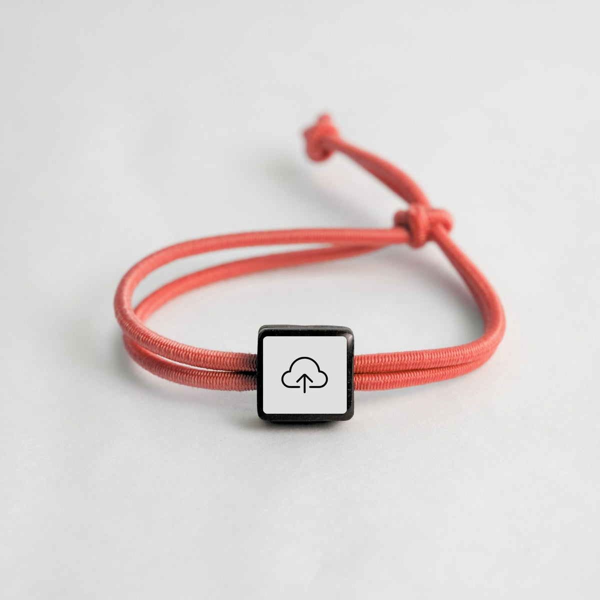 Tap-to-Phone Bracelets on Active Bungee - Clay Square