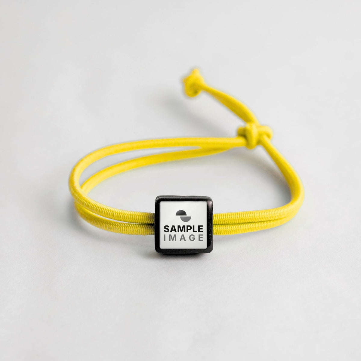 Tap-to-Phone Bracelets on Active Bungee - Charcoal Clay Square