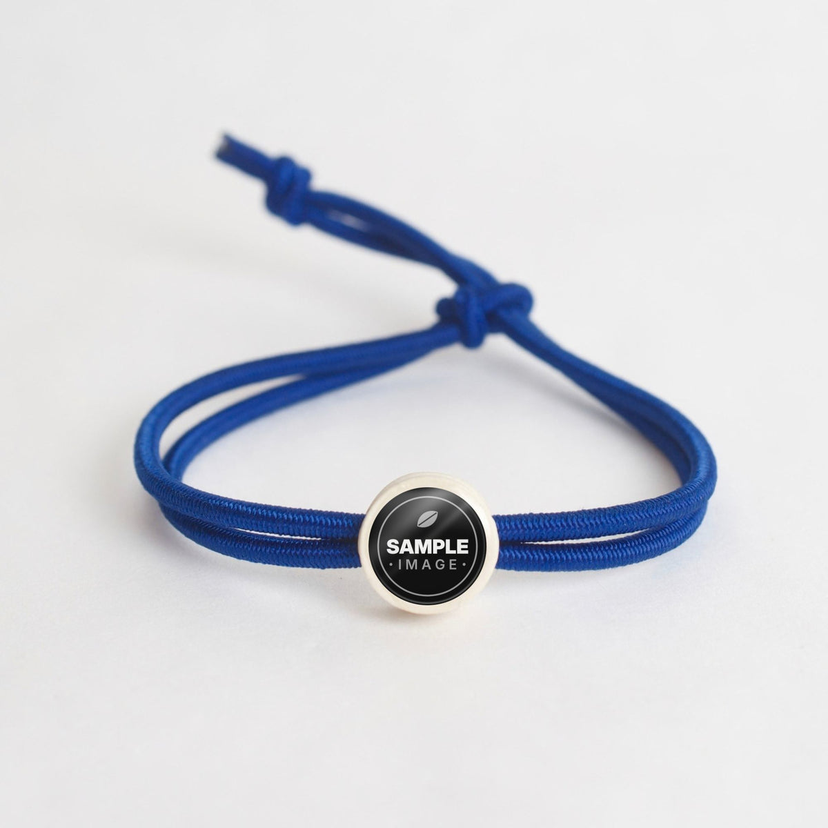 Tap-to-Phone Bracelets on Active Bungee - Cream Clay Circle