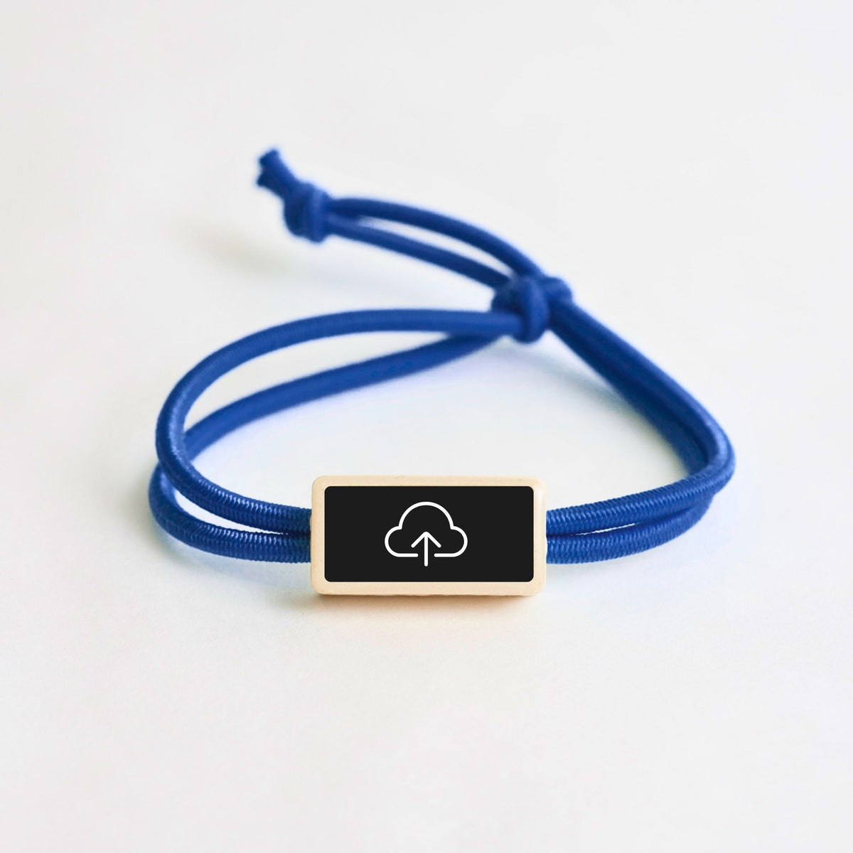 Tap-to-Phone Bracelets on Active Bungee - Clay Rectangle