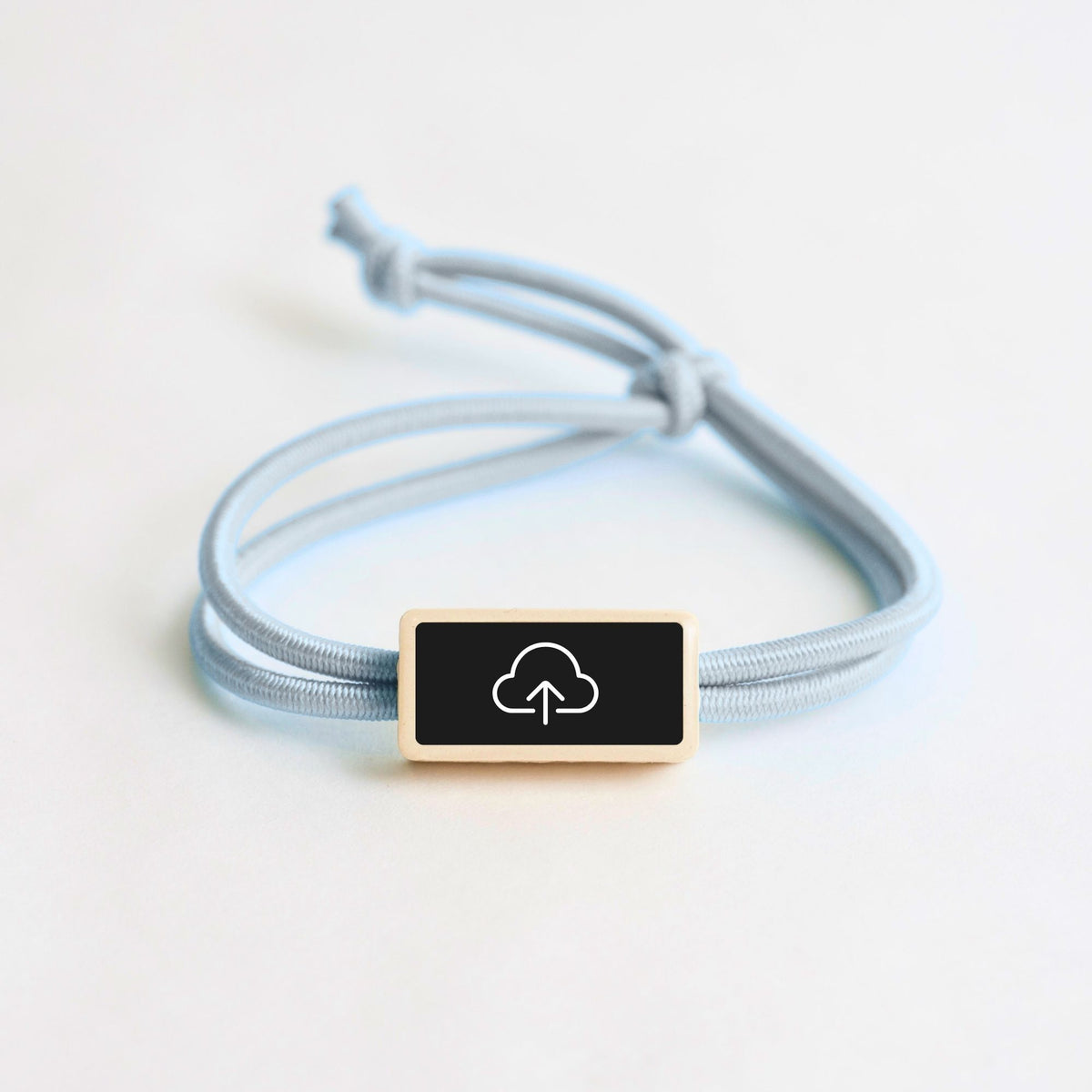 Tap-to-Phone Bracelets on Active Bungee - Clay Rectangle