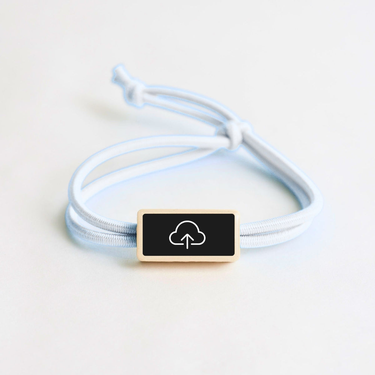 Tap-to-Phone Bracelets on Active Bungee - Clay Rectangle