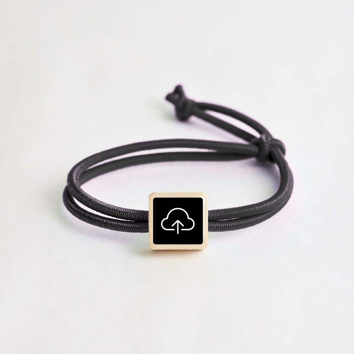 Tap-to-Phone Bracelets on Active Bungee - Clay Square