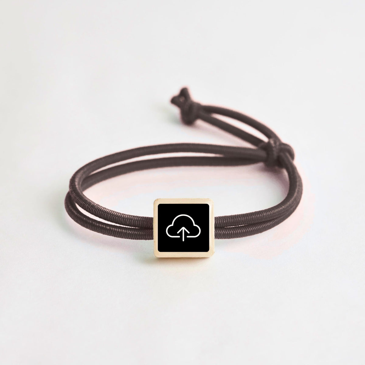 Tap-to-Phone Bracelets on Active Bungee - Clay Square