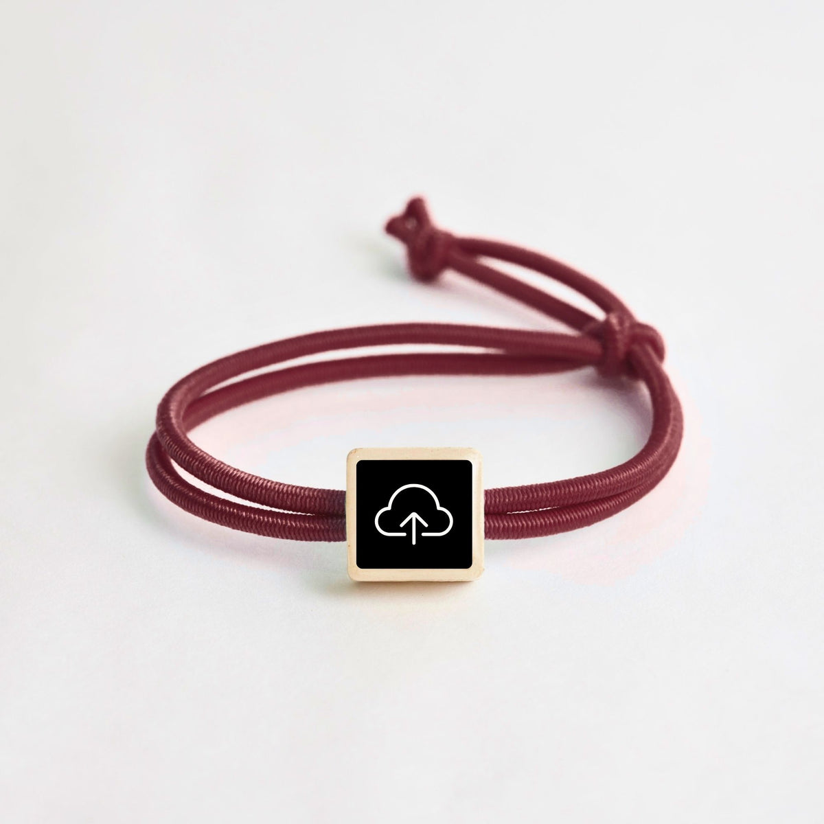 Tap-to-Phone Bracelets on Active Bungee - Clay Square