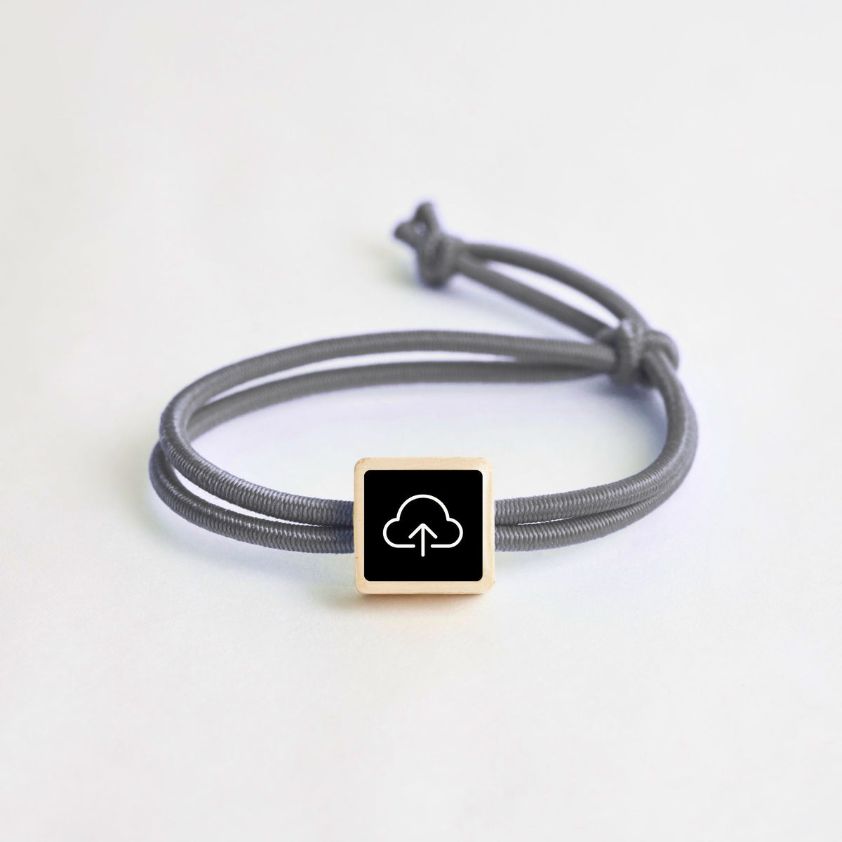 Tap-to-Phone Bracelets on Active Bungee - Clay Square