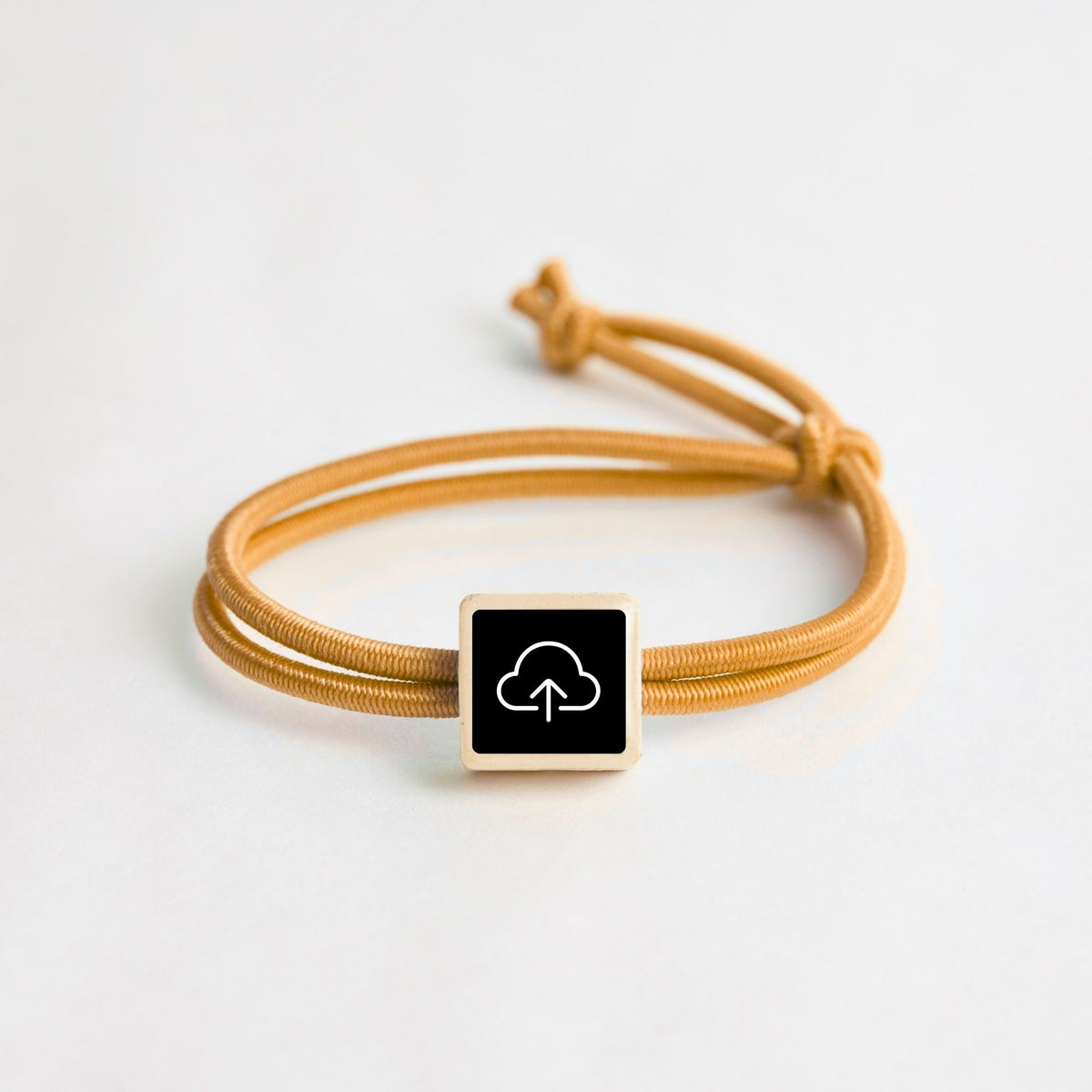 Tap-to-Phone Bracelets on Active Bungee - Clay Square