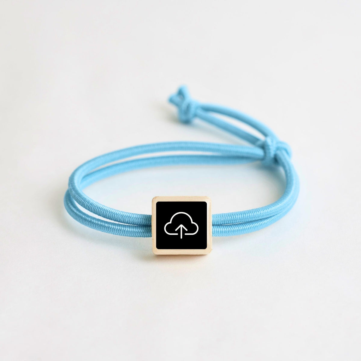 Tap-to-Phone Bracelets on Active Bungee - Clay Square
