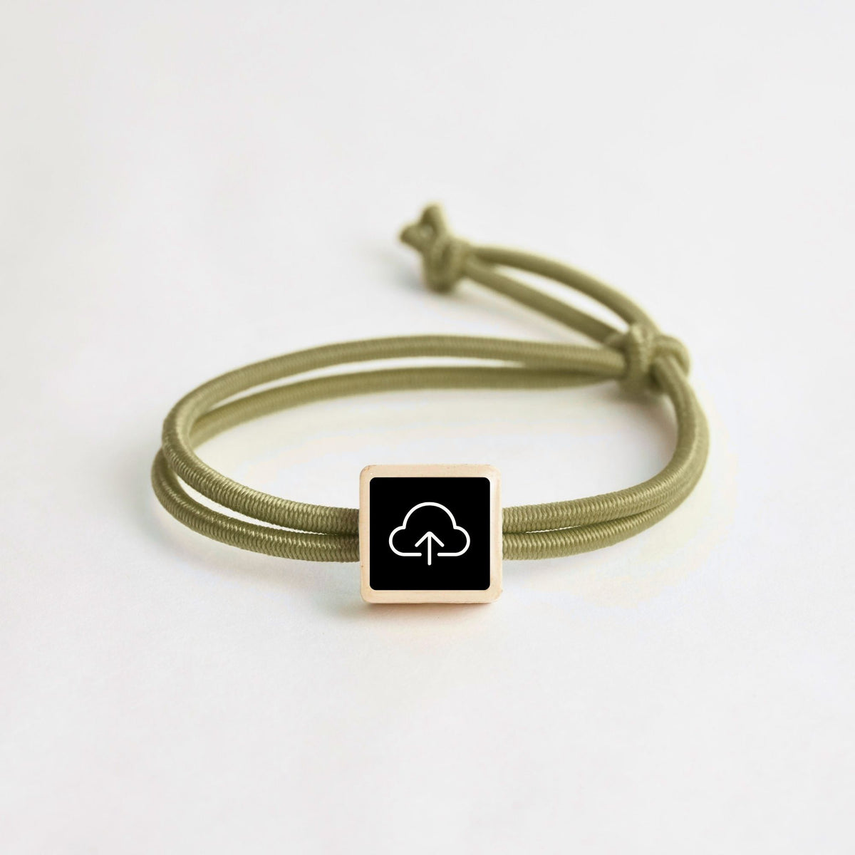 Tap-to-Phone Bracelets on Active Bungee - Clay Square