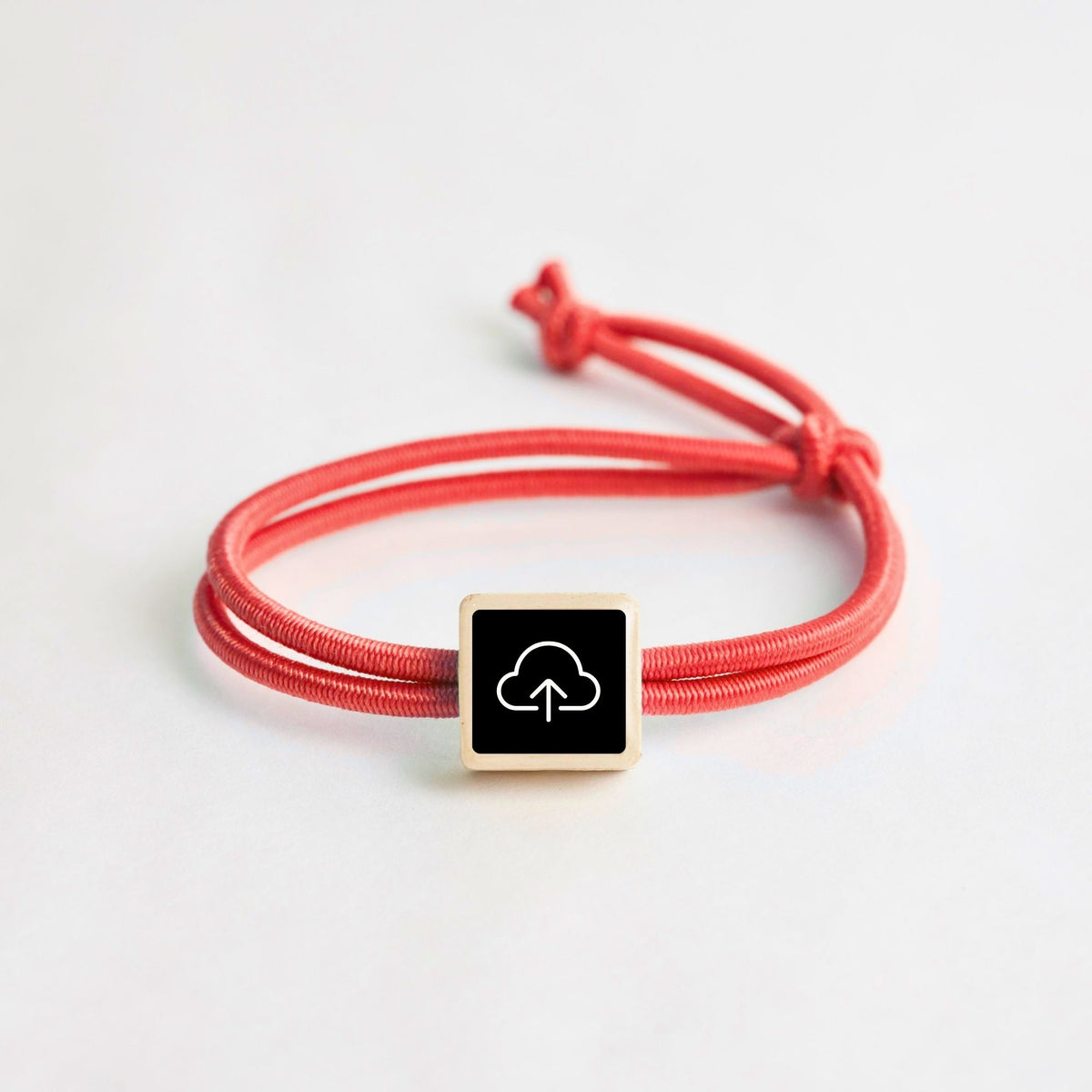Tap-to-Phone Bracelets on Active Bungee - Clay Square