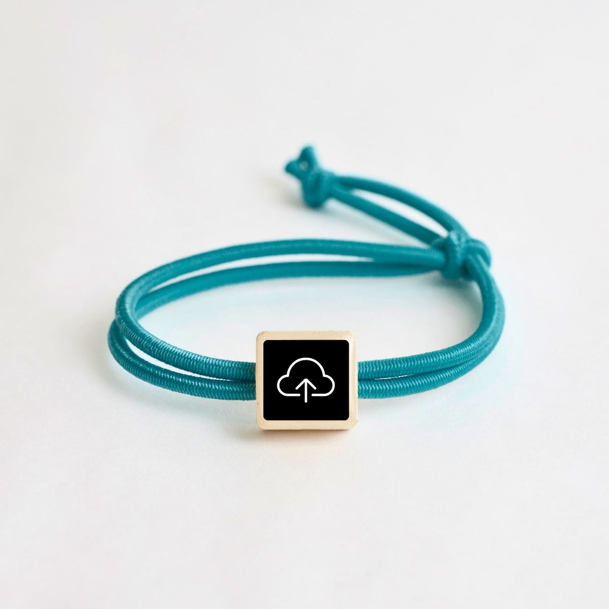 Tap-to-Phone Bracelets on Active Bungee - Clay Square