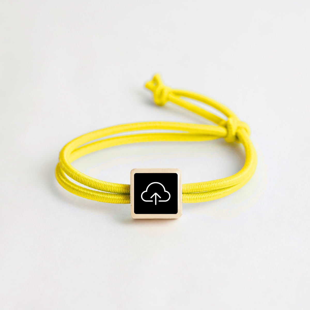 Tap-to-Phone Bracelets on Active Bungee - Clay Square